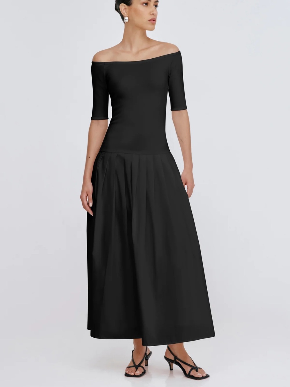 NWT MARCELLA Mila dress black size large new with tags